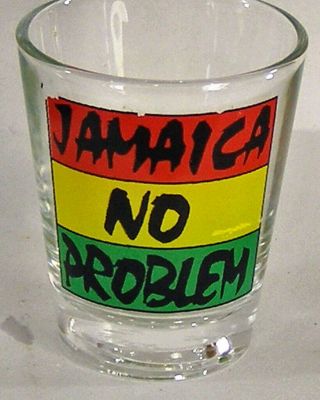 Jamaica No Problem Shot Glass 5558