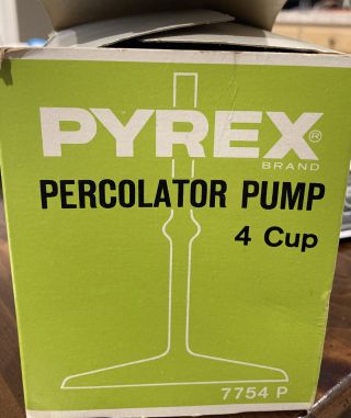 Vintage Pyrex Percolator Pump Stem 4 Cup 7754p