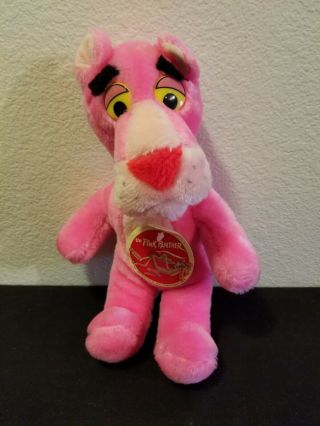 Vintage 1980 Pink Panther Plush 11 " Valentine