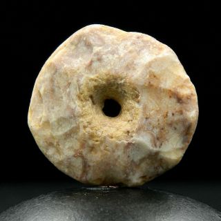 Kyra - Ancient Agate Bead - 19 Mm Large - Neolithic Age - Sahara