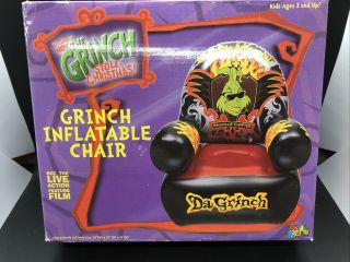 Kids How The Grinch Stole Christmas Inflatable Chair Whoville Rare