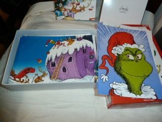 Dr Suess Grinch Christmas Holiday Greeting Cards 24 Boxed 2