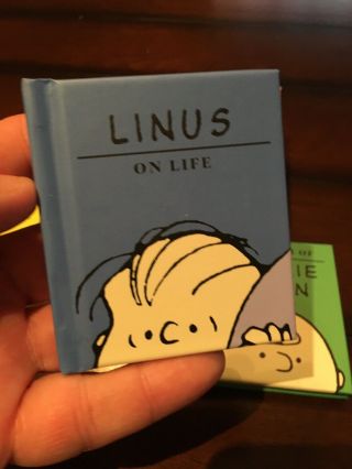 Peanuts Philosophers 4 Book Set Mini Books Set Charlie Brown Snoopy 3