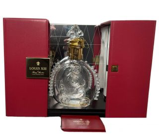 Louis Xiii Remy Martin Baccarat Crystal Empty Bottle And Display Case 750ml