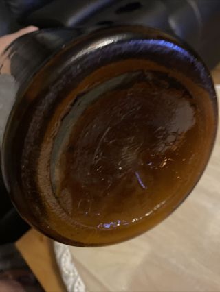 Trademark Lightning Dark Amber Half Gallon Mason Fruit Jar 6