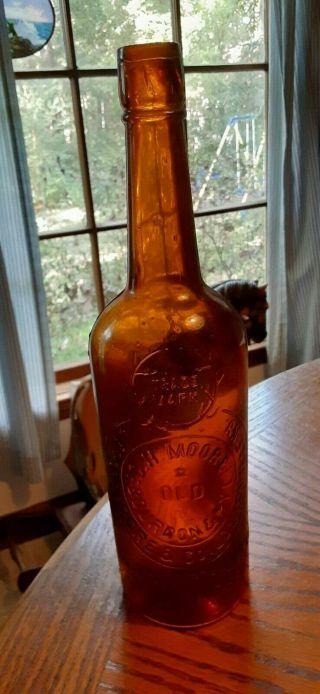 Antique San Francisco Whiskey Jesse Moore - Hunt Co / C.  H.  Moore Old Bourbon & Rye