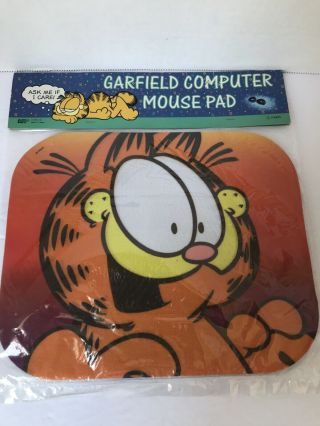 Vintage Garfield Computer Mouse Pad In Packaging Giftco Paws (aa)