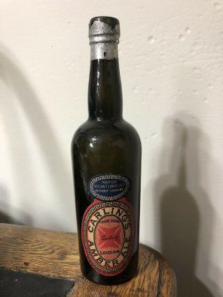 London Ontario Carling’s Amber Ale Beer Bottle Blob Top