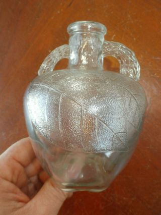 Vintage Antique White House Apple Cider Vinegar Figural Bottle Jug Small No.  1 2