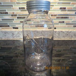 Anchor Sca Hg Fruit Jar Pale Amethyst (please Read All Information)