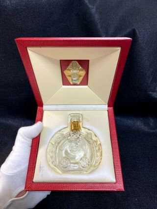 (empty) Mini Baccarat Remy Martin Louis Xiii Crystal Decanter With Bottle Topper