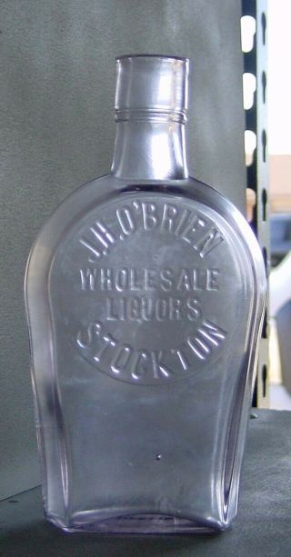 Stockton California Coffin Whiskey Flask