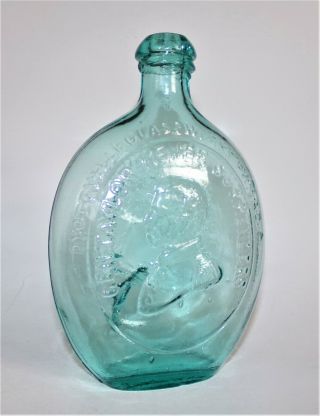 Aqua GI - 38 Pint Flask - WASHINGTON & TAYLOR - DYOTTVILLE GLASS Crude 2