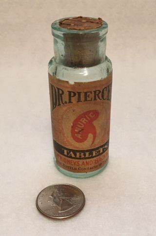 Antique Bottle Medicinal/pharmacy Dr Pierce 