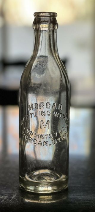 Morgan Bottling Morgan,  Utah Crown Top Soda Bottle