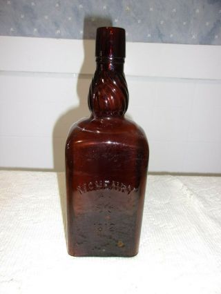 Mchenry 1812 Rye Whiskey Bottle Twisted Neck Benton Pennsylvania
