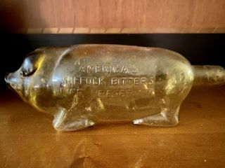 Vintage Suffolk Bitters Pig Bottle