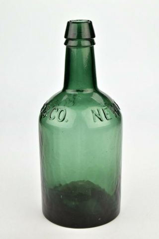Rare Clarke & Co.  York Mineral Water Bottle Iron Pontil 19th Century 2