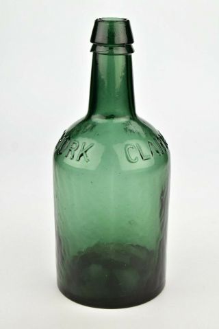 Rare Clarke & Co.  York Mineral Water Bottle Iron Pontil 19th Century 4