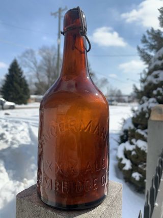 H.  Ingermann’s Xxx Ale Cambridge City Indiana Bottle