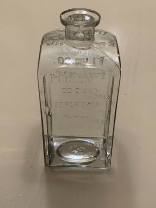 32oz Durfee Embalming Co.  Grand Rapids,  Mi Embalming Fluid Poison Bottle Jar