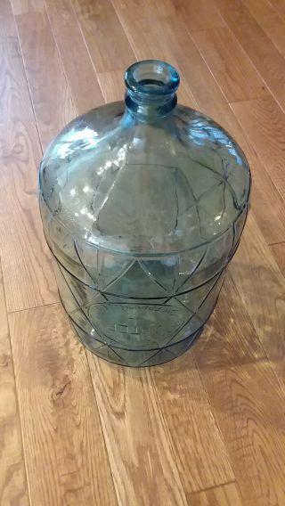 Vintage San Francisco Mountain Springs 5 Gallon Glass Water Jug Bottle