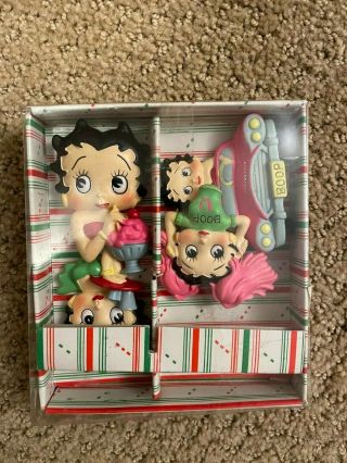 Betty Boop Collectible Magnets Set Of 4