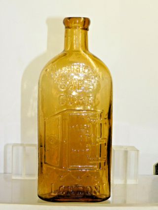 Antique Golden Yellow Amber Warner 