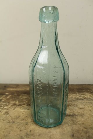 Antique Otto & Layer White Beer Glass Bottle Berlin