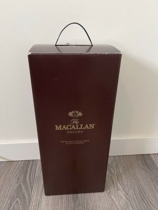 Macallan OSCURO Empty Bottle 26㎝×10㎝ Scotch Whiskey 2