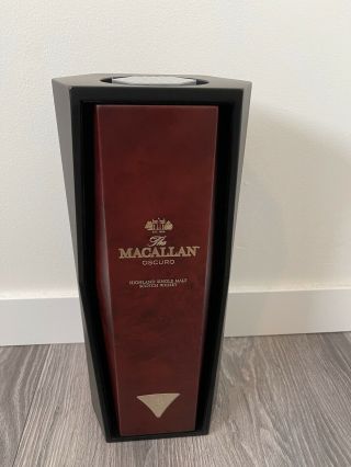 Macallan OSCURO Empty Bottle 26㎝×10㎝ Scotch Whiskey 3