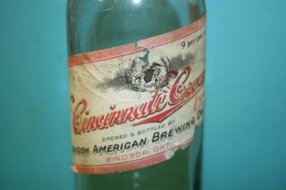 Bottle,  Cincinnati Cream Export,  British American Brewing Co. ,  Windsor,  Ontario 2