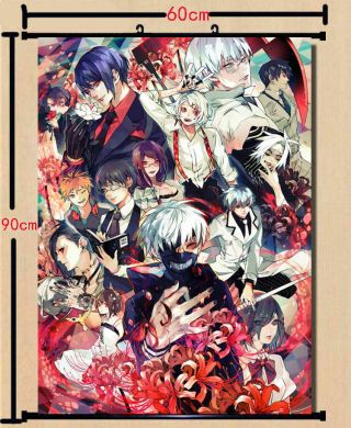 Anime Poster Wall Scroll Tokyo Ghoul:re Character Art Home Decor 60 90cm Gifts A