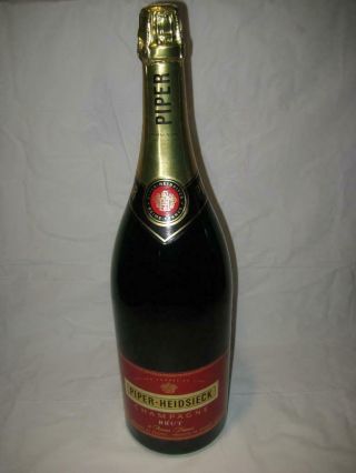 Piper Heidsieck Champagne Brut 3 L Dummy Empty Display Only Bottle 20 " Tall