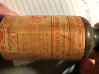 Historic 1900 medicine bottles - most have Orig label w/cork seal - extremely RARE 3
