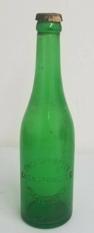 Chick Springs Co Green Sc Bottle 10 " Chick Springs South Carolina Not Dispensary