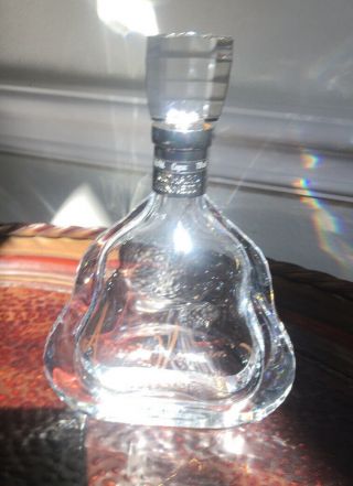 Hennessy Richard Baccarat Crystal Cognac Collector Empty Bottle Decanter & Box