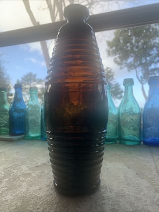 Lyndeborough Nh Glass Bitters Barrel Bottle