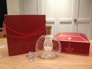 Remy Martin Louis Xiii Baccarat Crystal Cognac Decanter W/ Stopper,  Case And Box