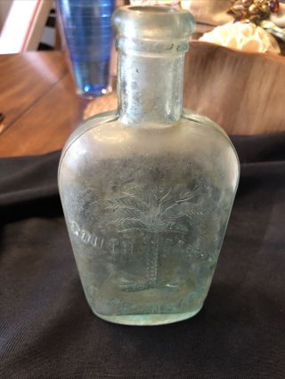 South Carolina Dispensary Bottle Union Flask S.  C.  Version Scarce