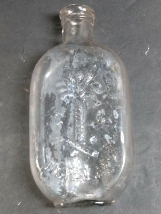 South Carolina Dispensary Bottle Union Flask S.  C.  Version Scarce Palmetto Tree