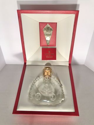 Remy Martin Louis Xiii Cognac Decanter Empty 750ml Bottle With Case And Box