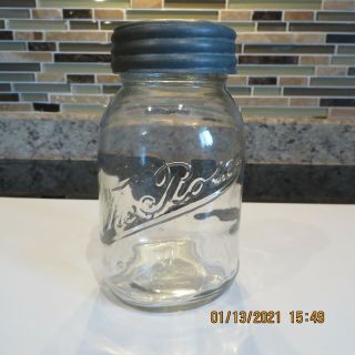 Imp Rose Pint Fruit Jar (please Read All Information)