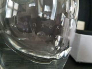 EMPTY Hennessy Ellipse Cognac Baccarat Crystal Bottle Decanter Carafe 6