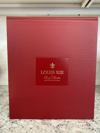 REMY MARTIN Louis XIII Grand Cognac Empty Bottle Decanter W/Case & Box 750 ML 2