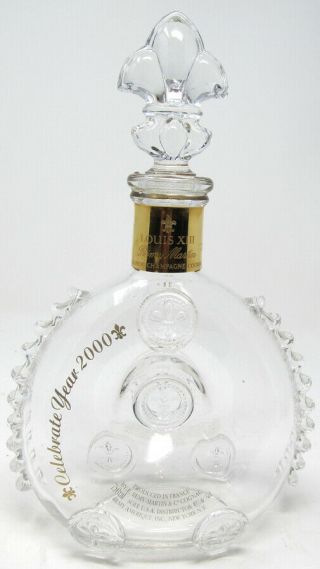 (empty) Baccarat Remy Martin Louis Xiii Crystal Decanter With Bottle Stopper