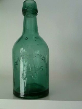 ROBERT ANDREWS PHILADELPHIA green soda water bottle 3