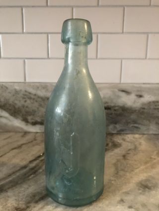 2x 1900s Glass Bottle Johnston & Co Phila,  The Tucker Bottling Co.  Atlantic City 3