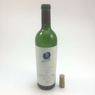 2013 Opus One Robert Mondavi Vintage Wine Bottle Label Cork Empty Not Rinsed