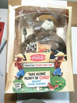 Vtg Nwt 1994 16 " Smokey Bear Plush Toy With Shovel Coca Cola Collectors Club
